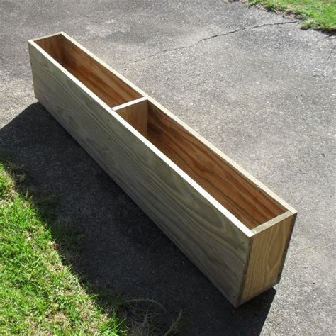 thin skinny planter box